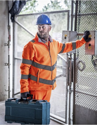 REG-TRF648-Pro Contract Hi-Vis Thor Fleece Jacket